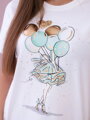 Damen T-Shirt MA2024-2 mit Ballonmotiv