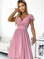 Damenkleid 425-2 MATILDE rosa mit glitzer