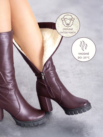 damske-cizmy-na-zimu-bordove