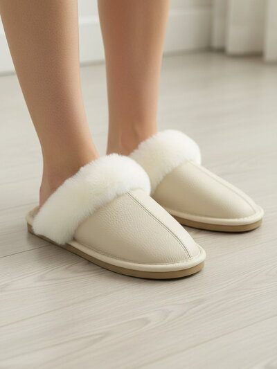 damske-kozene-papuce-zateplene-ovcou-vlnou