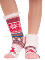 Thermo Socken Rentier lachs