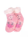 Thermosocken "Rentier" für Babys rosa