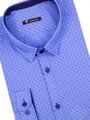 Sporthemd mit Ankermuster VS-PK-1844 in Hellblau