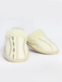Warme Damen Pantoffeln Modell 27 beige