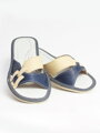 Offene Damen Hausschuhe Modell 8 blau