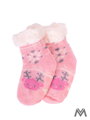 Thermosocken "Rentier" für Babys rosa