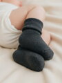 Dunkelgraue Kindersocken