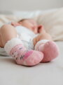 Thermosocken "Rentier" für Babys rosa