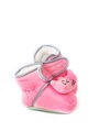 Mädchen Krabbelschuhe Katze rosa