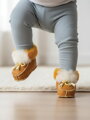 Warme Lederhausschuhe für Kleinkinder, groß. um 0-12 Monate