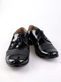 Jungen Partei Lederschuhe 156B schwarz lackiert