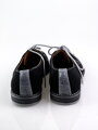 Chlapčenské spoločenské topánky 209 čierno-sivé
