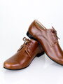 Festliche Jungen Halbschuhe 99 braun