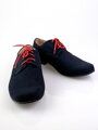 Festliche Jungen Halbschuhe 99A blau matt