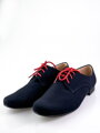 Festliche Jungen Halbschuhe 99A blau matt