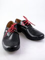 Festliche Jungen Halbschuhe 99A schwarz lackiert