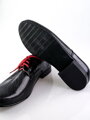 Festliche Jungen Halbschuhe 99A schwarz lackiert