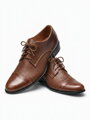 Chlapčenské spoločenské topánky 158K tmavo-hnedé B-40