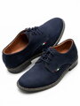 Chlapčenské spoločenské topánky 399 nubuk modré 