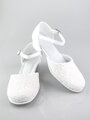 Mädchenschuhe für die 1. Heilige Kommunion weiß 189