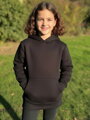 Detská čierna zateplená mikina VSB KIDS