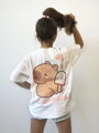 Weißes Mädchen-T-Shirt VSB CAPYBARA