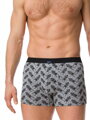 Herren Baumwoll Boxers MXH 800 B20 grau mit Muster