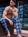 Pyjama-Herren-Karohose 691/52