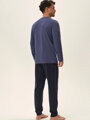 Herrenpyjama 41904 in Blau