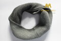 Herren Set Mütze + Halsbinde dunkelgrau Alex 07