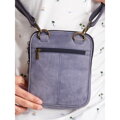 Herren Leder Crossbody-Tasche 1115-TGH navy