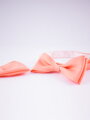 Herren Fliege mit Einstecktuch Modell 31 orange