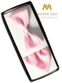 Herren Fliege mit Einstecktuch baby-rosa