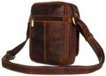 Stylowa męska torba w kolorze brązowym PETERSON TB-1117