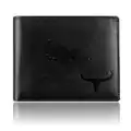 Herren-Lederbrieftasche in der Farbe Schwarz RFID N7-02-GG