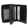 Pánska kožená peňaženka N014-VTK-D-RFID čierna