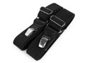 Herren Hosenträger Länge 120 cm Breite 4 cm Muster 650367 schwarz