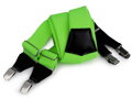 Herren Hosenträger Länge 120 cm Breite 4 cm Muster 650367 neo-grün