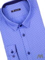 Sporthemd mit Ankermuster VS-PK-1844 in Hellblau 