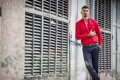 VERSABE Luxuriöses Herren-Hemd mit Punkten VS-PK-1734