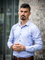 Pánska košeľa k rifliam VSB1853 svetlý jeans