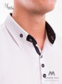 VERSABE Luxus Herren Freizeithemd SLIM weiß VS-PK-1710 