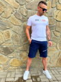 Herren Shorts Tommy Life blau