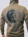 Hoodie mit Aufdruck khaki 