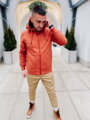 Zip-Hoodie in Orange
