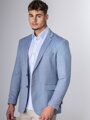 Elegantné pánske sako v modrej farbe 