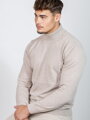 Pánsky bavlnený béžový rolák R01