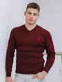 Man Pullover N06 weinrot