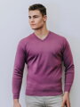 Stilvoller Pullover  N18 lila