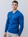 Herren Pullover in königsblaue Farbe N15